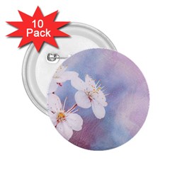 Pink Mist Of Sakura 2 25  Buttons (10 Pack)  by FunnyCow