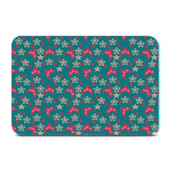 Teal Hats Plate Mats by snowwhitegirl