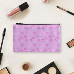 Lilac Dress Cosmetic Bag (small) by snowwhitegirl