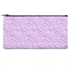 Silly Stripes Lilac Pencil Cases by snowwhitegirl