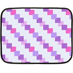 Geometric Squares Fleece Blanket (mini) by snowwhitegirl