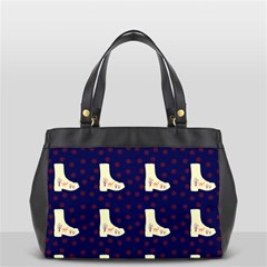 Navy Boots Office Handbags (2 Sides)  by snowwhitegirl