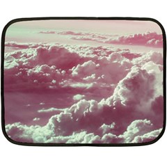 In The Clouds Pink Fleece Blanket (mini) by snowwhitegirl