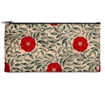 Papanese Floral Red Pencil Cases Front