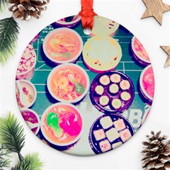 Ramen And Sushi Ornament (round) by snowwhitegirl