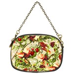 Fruit Blossom Beige Chain Purse (One Side) Front