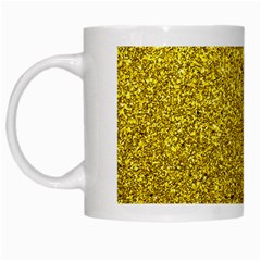 Gold  Glitter White Mugs by snowwhitegirl