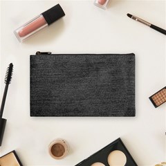 Black Denim Cosmetic Bag (small) by snowwhitegirl