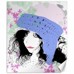 Girl With Hat Canvas 8  X 10  by snowwhitegirl