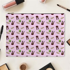 School Girl Pattern Pink Cosmetic Bag (xl) by snowwhitegirl