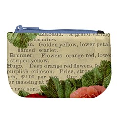 Flowers 1776422 1920 Large Coin Purse by vintage2030