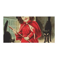 Haloweencard3 Satin Wrap by vintage2030