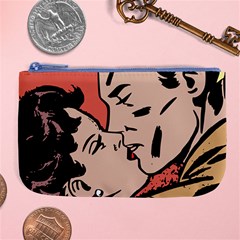 Retrocouplekissing Large Coin Purse by vintage2030