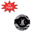 YIN 1  Mini Buttons (10 pack)  Front