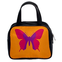 Butterfly Wings Insect Nature Classic Handbag (two Sides) by Nexatart