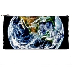 Spherical Science Fractal Planet Pencil Cases by Nexatart