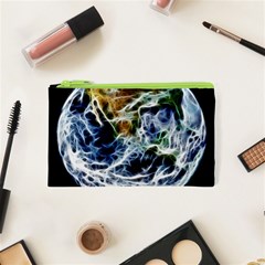 Spherical Science Fractal Planet Cosmetic Bag (xs) by Nexatart