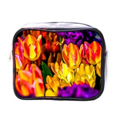 Fancy Tulip Flowers In Spring Mini Toiletries Bag (one Side) by FunnyCow