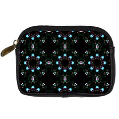 Embroidery Paisley Black Digital Camera Leather Case by snowwhitegirl