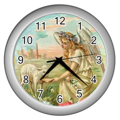 Easter 1225814 1280 Wall Clock (silver) by vintage2030