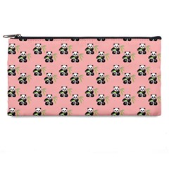 Panda With Bamboo Pink Pencil Cases by snowwhitegirl