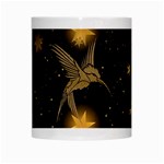 Wonderful Hummingbird With Stars White Mugs Center