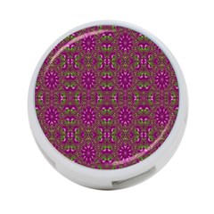 Modern Asian Ornate Pattern 4-port Usb Hub (one Side) by dflcprints