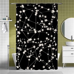 Constellations Shower Curtain 48  X 72  (small)  by snowwhitegirl