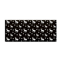 Deer Dots Brown Hand Towel by snowwhitegirl