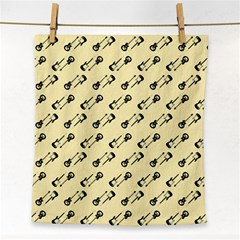 Guitar Guitars Music Instrument Face Towel by Simbadda