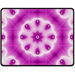 Pattern Abstract Background Art Double Sided Fleece Blanket (Medium)  58.8 x47.4  Blanket Back