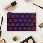 Hexagon Grid Geometric Hexagonal Cosmetic Bag (Medium) Front