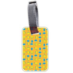 Lemons Ongoing Pattern Texture Luggage Tags (two Sides) by Celenk