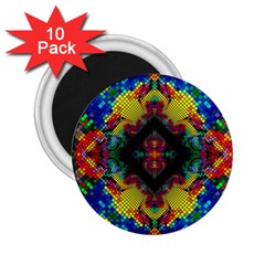 Kaleidoscope Art Pattern Ornament 2 25  Magnets (10 Pack)  by Celenk