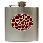 Gulf lrint Hip Flask (6 oz) Front