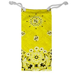 Grunge Yellow Bandana Jewelry Bag by dressshop