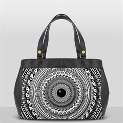 Graphic Design Round Geometric Oversize Office Handbag by Nexatart