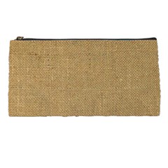 Burlap Coffee Sack Grunge Knit Look Pencil Cases by dressshop