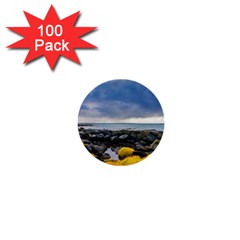 Iceland Nature Mountains Landscape 1  Mini Buttons (100 Pack)  by Sapixe