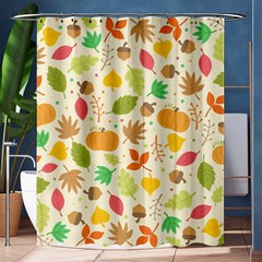 Thanksgiving Pattern Shower Curtain 60  X 72  (medium)  by Valentinaart