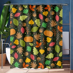 Thanksgiving Pattern Shower Curtain 60  X 72  (medium)  by Valentinaart