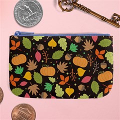 Thanksgiving Pattern Large Coin Purse by Valentinaart