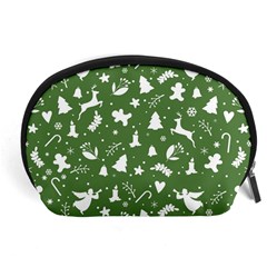 Christmas Pattern Accessory Pouch (large) by Valentinaart