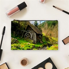 Landscape # 3 The Shed Cosmetic Bag (medium) by ArtworkByPatrick