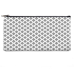 Logo Kek Pattern Black And White Kekistan White Background Pencil Cases by snek