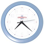 Keep America Great MAGA Trump USA Color Wall Clock Front