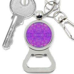 Hot Pink And Purple Abstract Branch Pattern Bottle Opener Key Chains by myrubiogarden