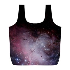 Eagle Nebula Wine Pink And Purple Pastel Stars Astronomy Full Print Recycle Bag (l) by genx