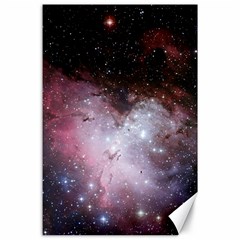 Eagle Nebula Wine Pink And Purple Pastel Stars Astronomy Canvas 24  X 36  by genx