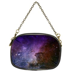 Carina Nebula Ngc 3372 The Grand Nebula Pink Purple And Blue With Shiny Stars Astronomy Chain Purse (one Side) by genx